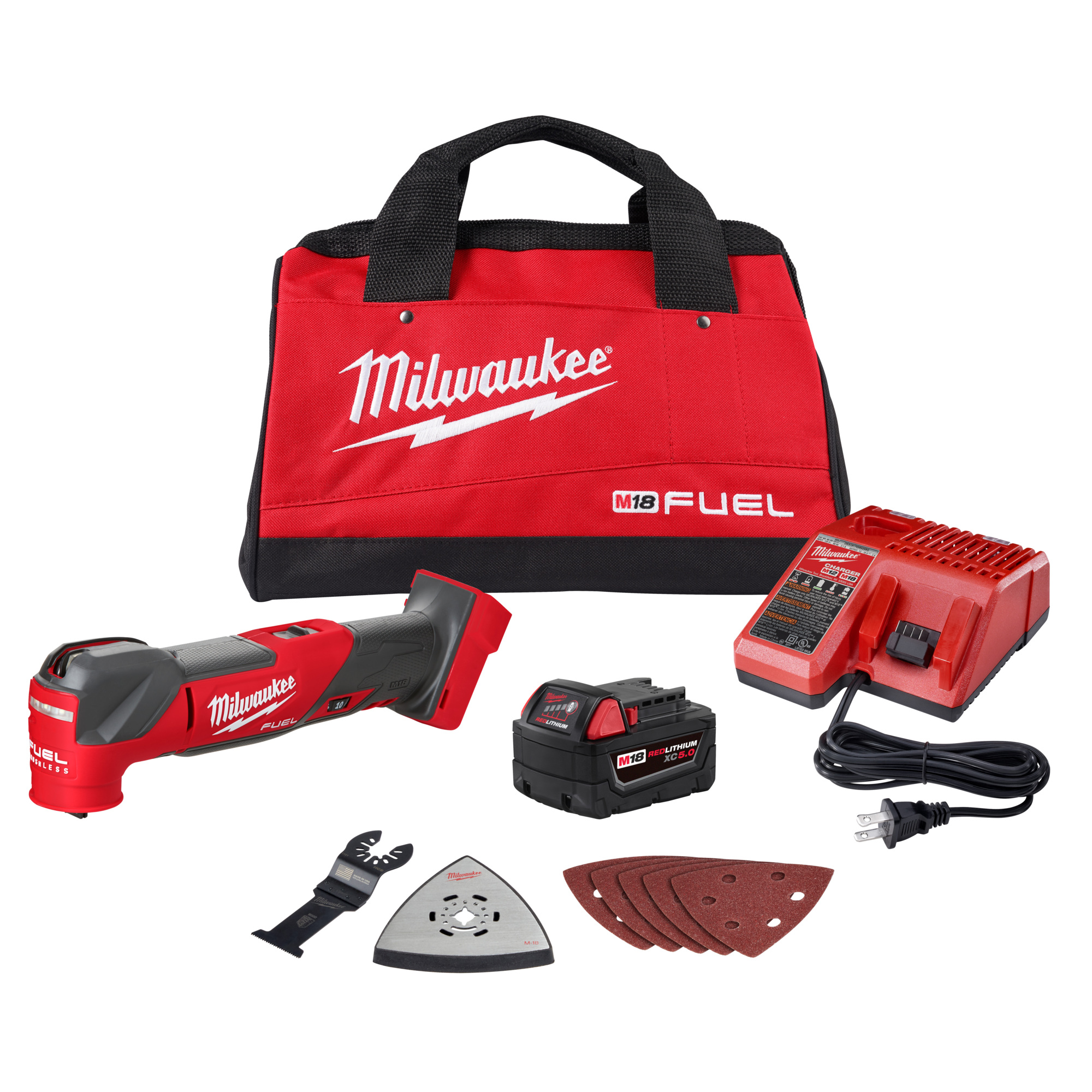 Milwaukee M18 FUEL Cordless Oscillating Multi-Tool Kit, One Battery, Model# 2836-21